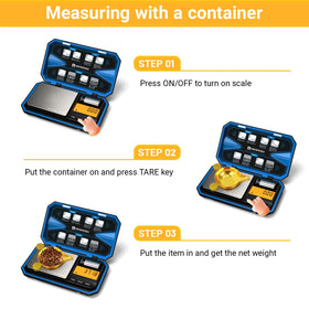 UNIWEIGH jewelry scale weighing rings or gemstones with precision and ease