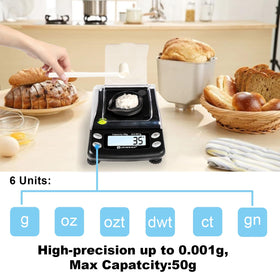 Close-up of UNIWEIGH precision sensors for tiny measurements