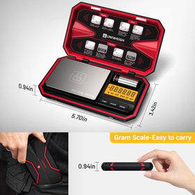 UNIWEIGH travel scale pocket-size design fits easily in bags