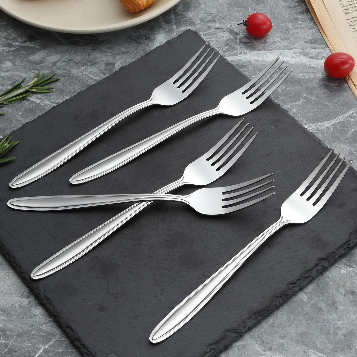 Unokit classic design silverware forks matching any tableware