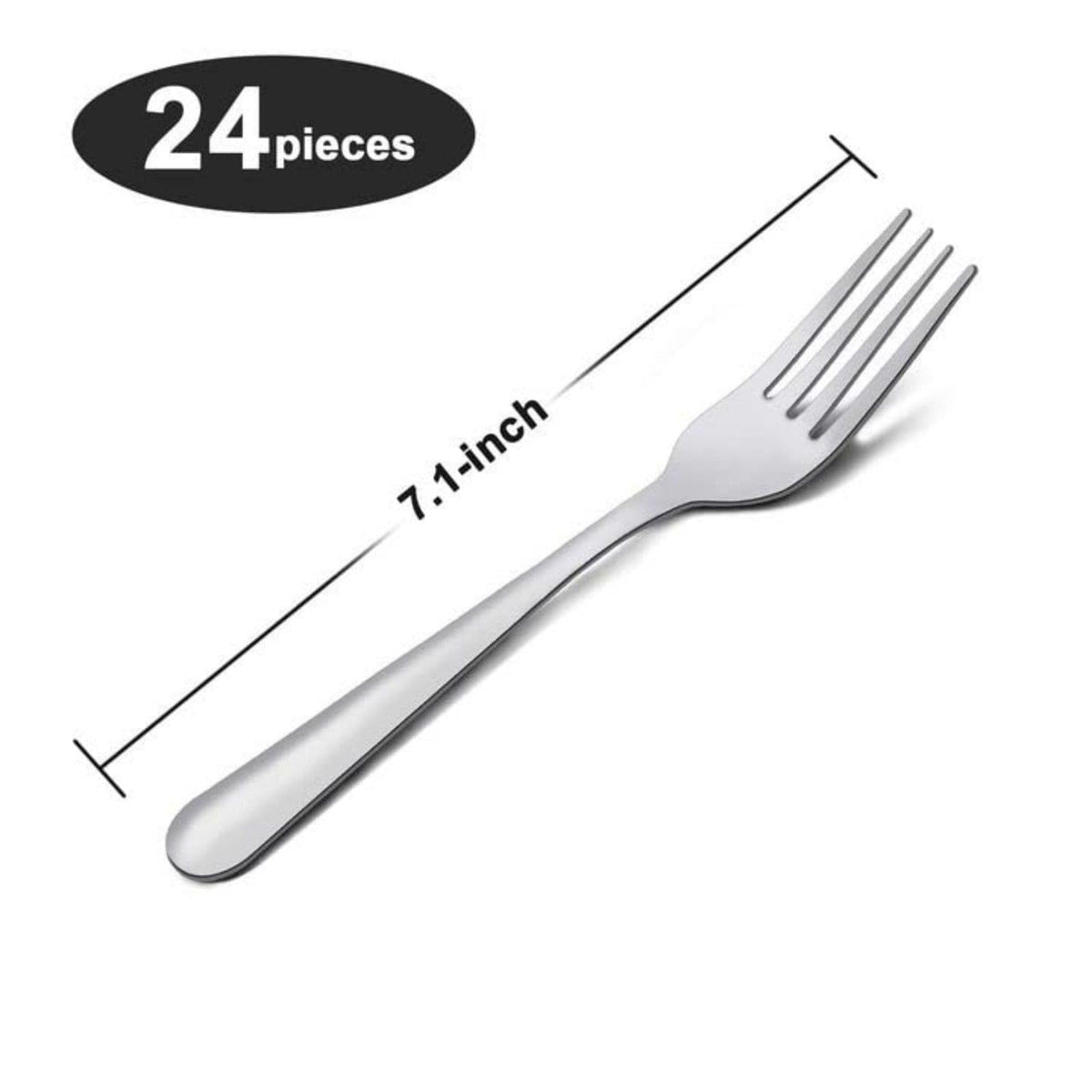 Unokit dinner forks with ergonomic weight for comfortable use during meals