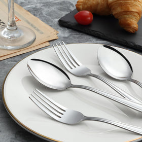 Unokit elegant home table forks perfect for family dinners