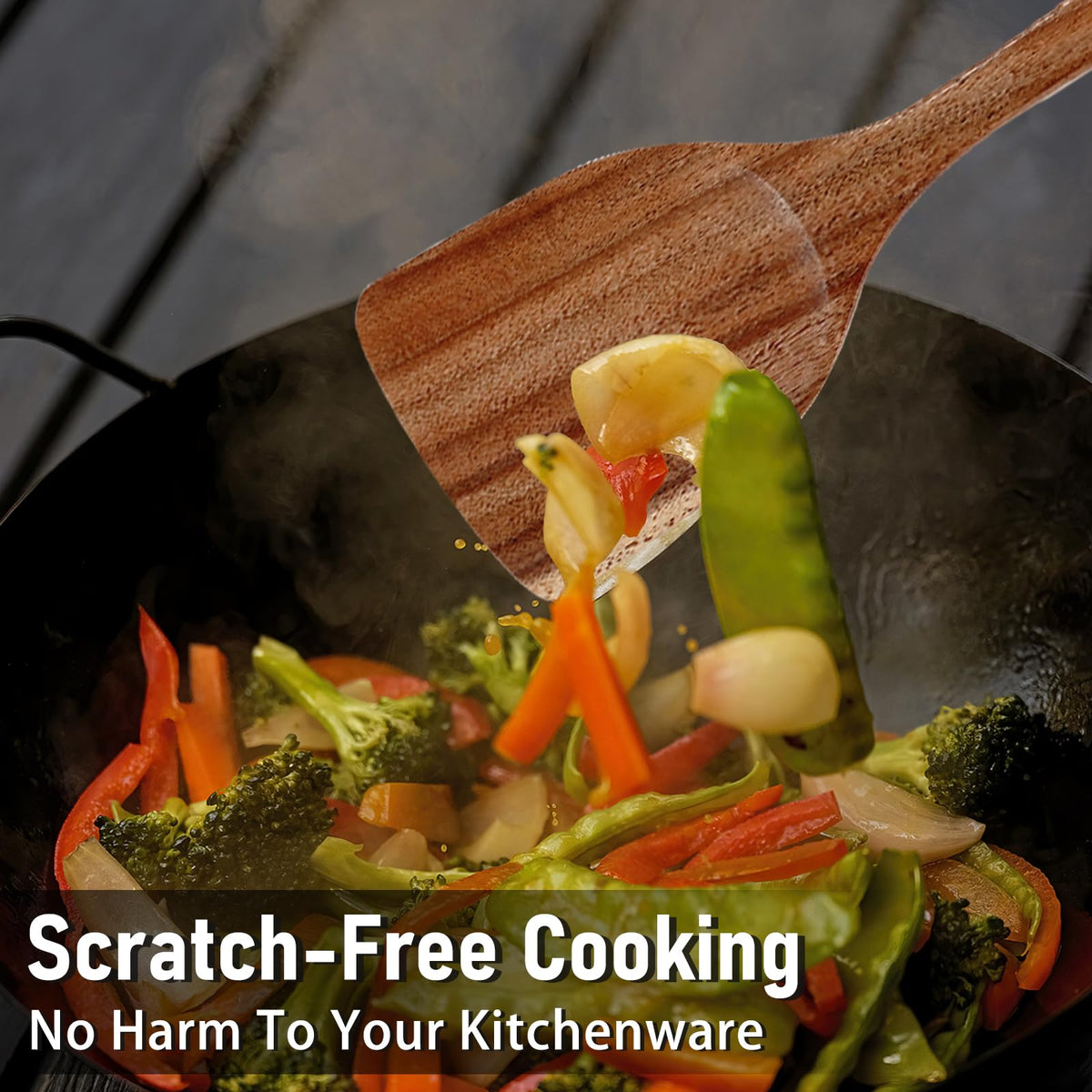 Unokit spoon holder with drainage hole keeps tools dry and accessible.
