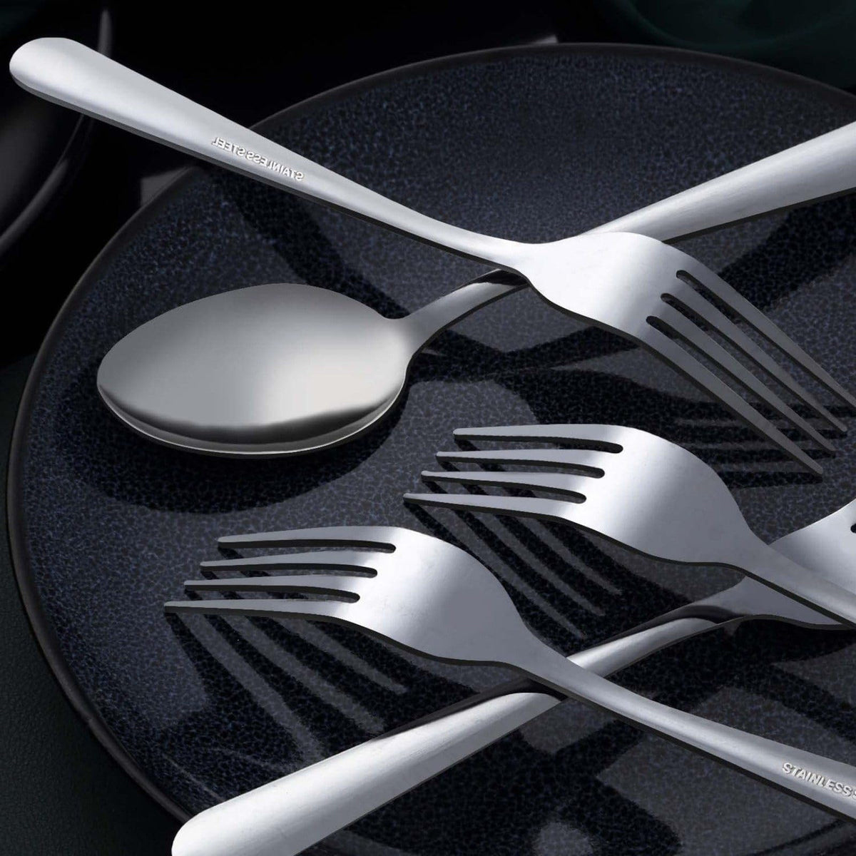 Unokit stainless steel forks dishwasher safe for easy cleanup after gatherings