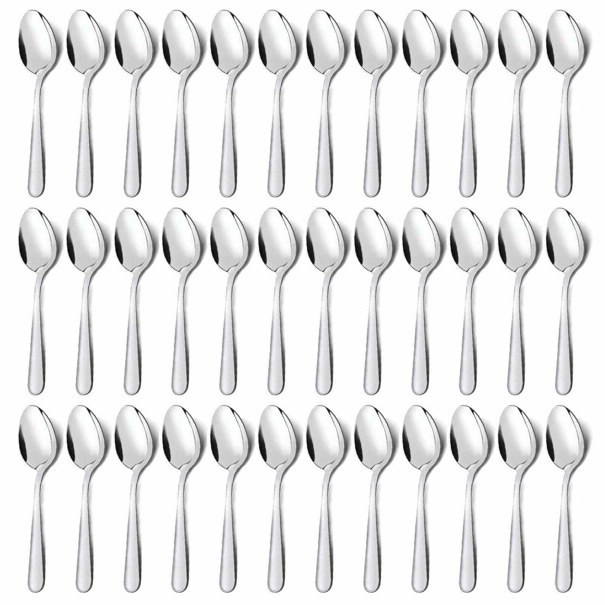 Unokit mirror-polished tea spoons for daily coffee rituals