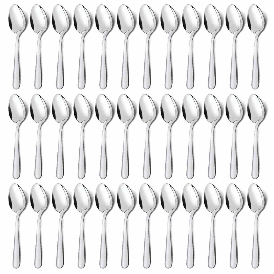 Unokit mirror-polished tea spoons for daily coffee rituals