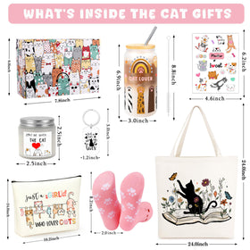 UNQJRY cat makeup bag organized cosmetics on the go
