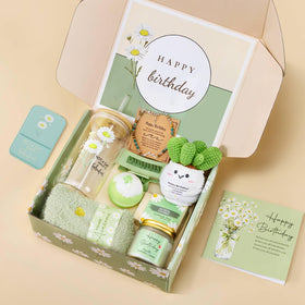 Uongeod Birthday Basket vanilla bath bomb for a soothing at home spa moment