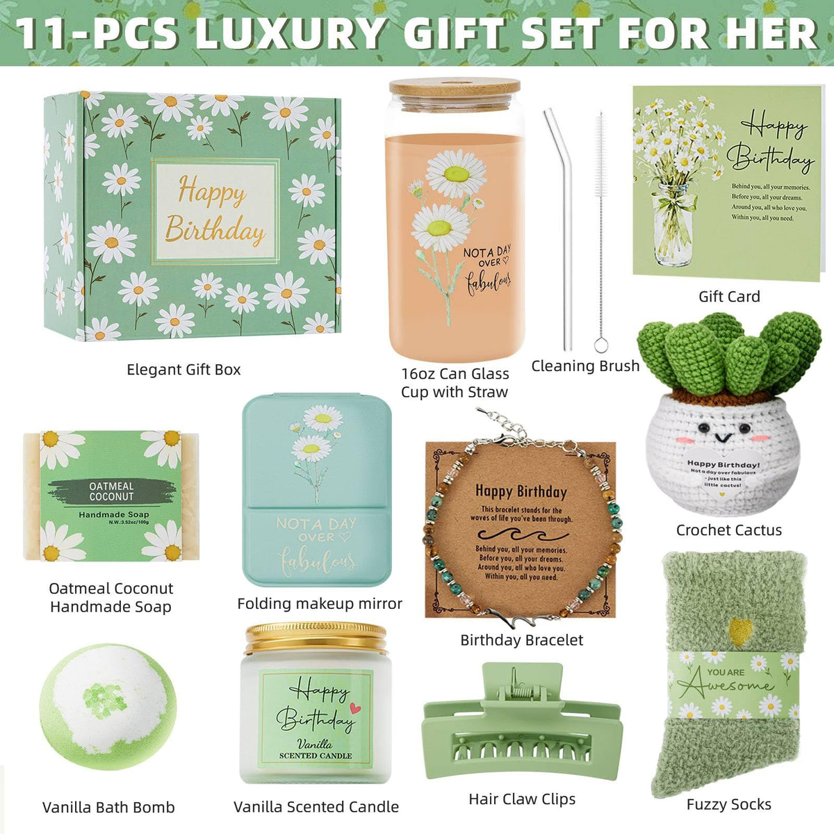 Uongeod Birthday Basket vanilla scented candle creates a calming ambience