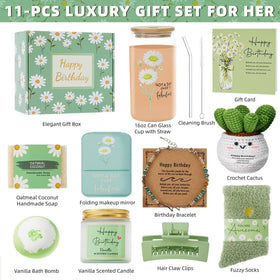 Uongeod Birthday Basket vanilla scented candle creates a calming ambience