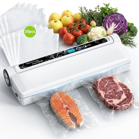 Uoofly vacuum sealer front view showing compact, easy-to-use design.