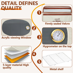 Uoxfill stainless steel shelf supports even heating during proofing