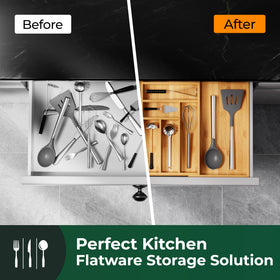 Upassion universal-fit drawer from 21 to 37 inches adapts to most kitchens.
