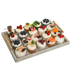 UPPER DECOR durable wood base supports candles plants and more