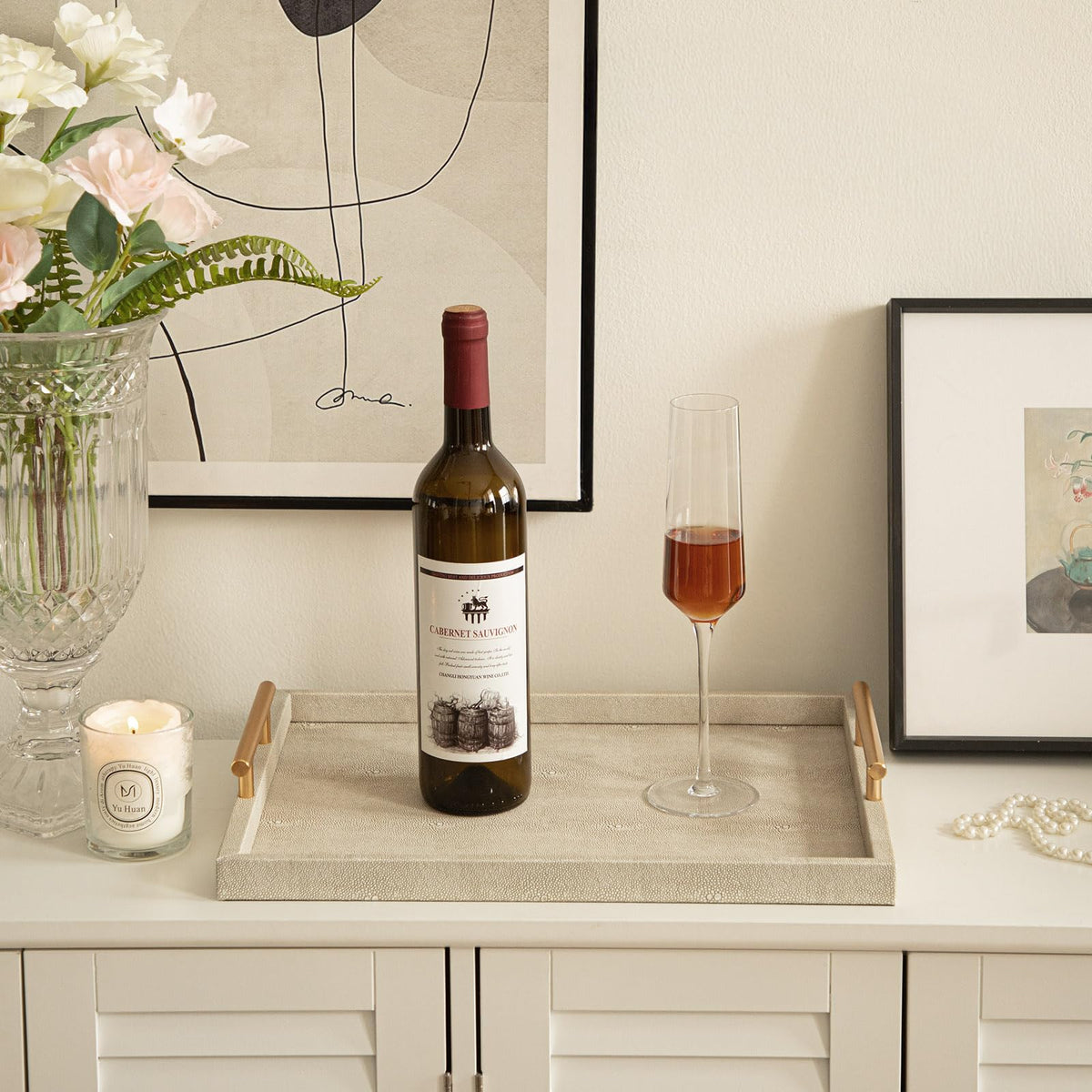 UPPER DECOR two-size set enhances tablescapes and daily organization