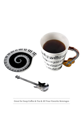 Upper Midland Products stainless steel guitar spoon, strong and durable for daily use.