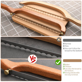 Uprichya solid sapele wood handle provides sturdy, balanced grip