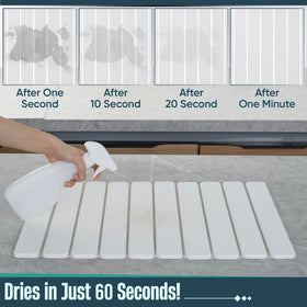 UPTIMAZ Stone Drying Mat dries utensils with ample surface