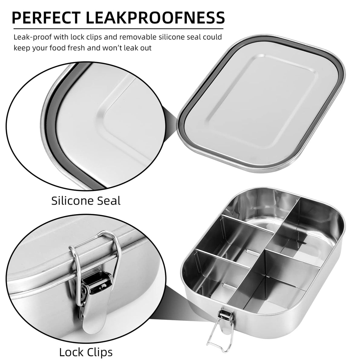 UPTRUST dishwasher-safe bento box for easy cleaning after meals