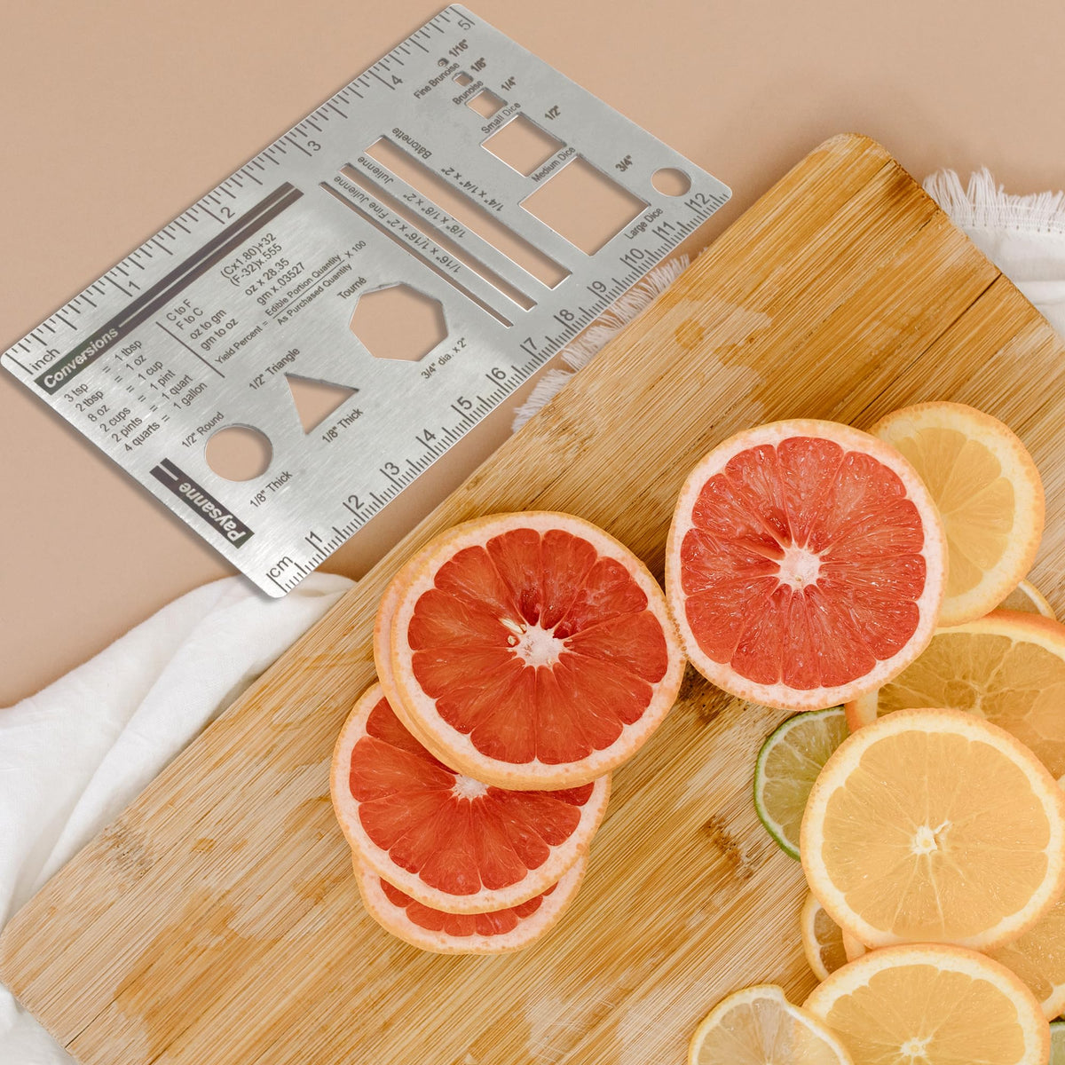 UPTTHOW Culinary Ruler easy to clean and durable