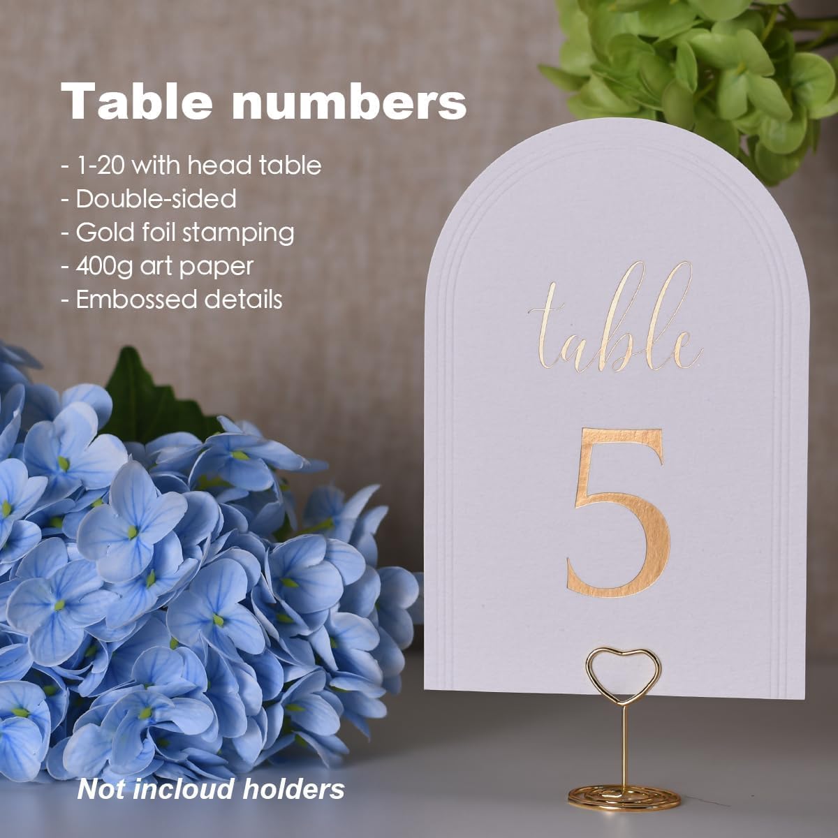 upvolcora arch table numbers head table card for main table designation