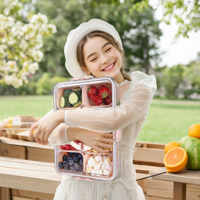 U-QE Snackle Box dishwasher-safe design for quick cleanup.