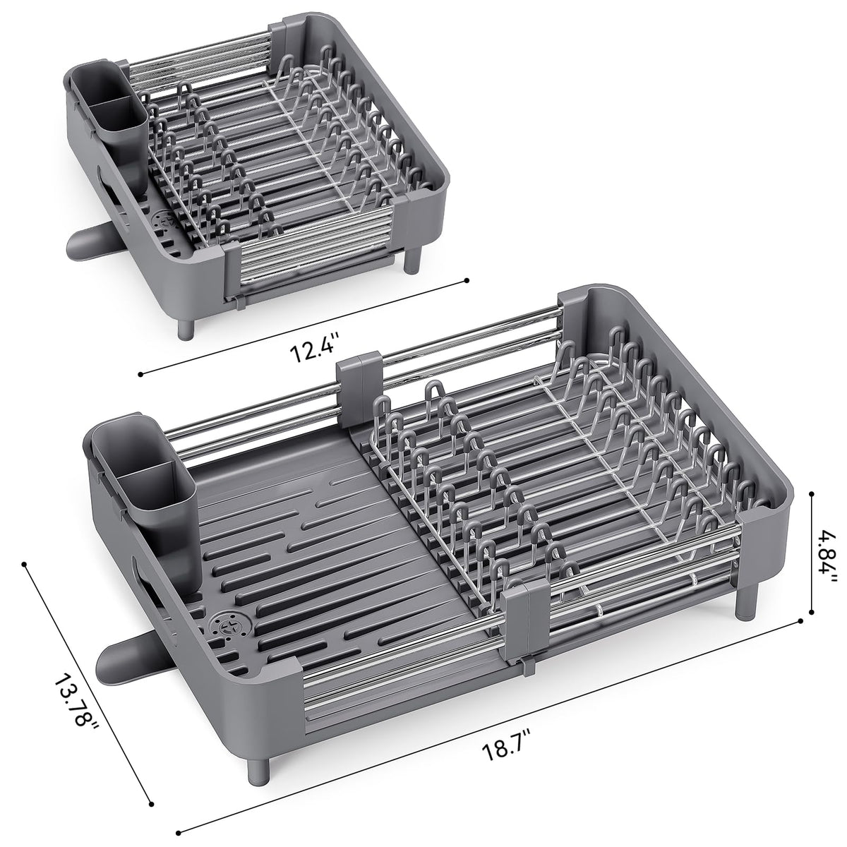 Urackify automatic drainage spout prevents water pooling after washing.