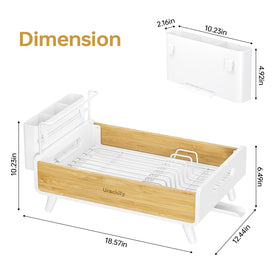 Urackify compact countertop rack fits most kitchens with modern style