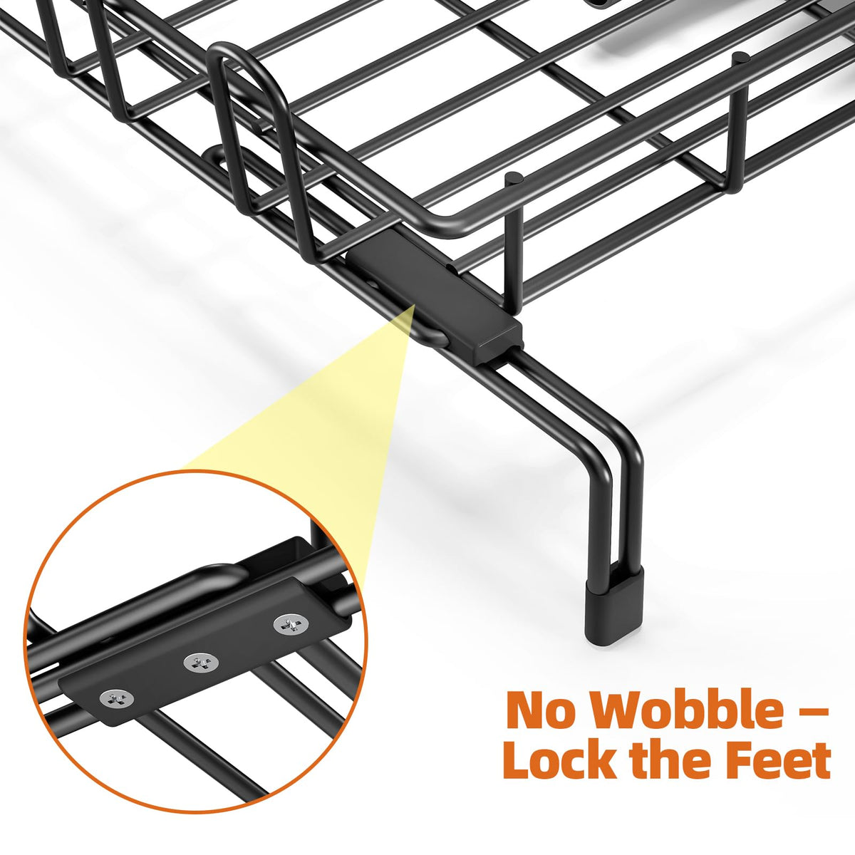 Urackify drip tray with grooved channels for quick and tidy drainage.