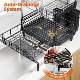 Urackify rustproof stainless steel construction for durable daily use in the kitchen.