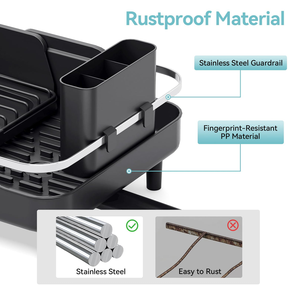 Urackify tool-free setup demonstrates quick assembly on a counter.