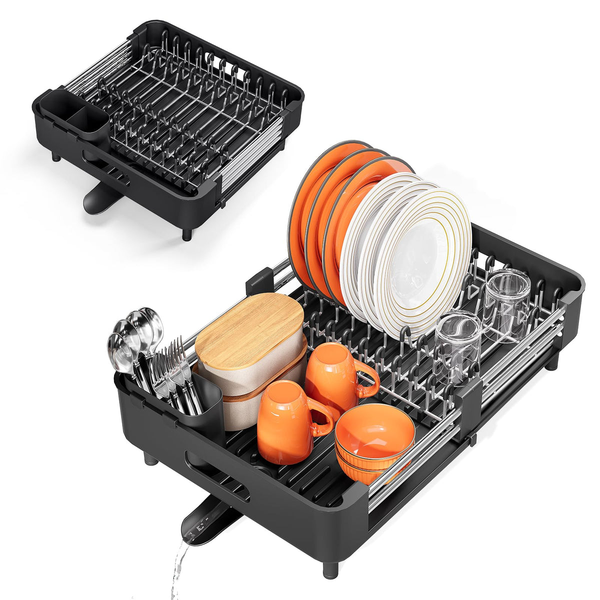 Urackify extendable design adjusts length to fit different kitchen spaces