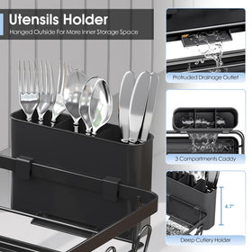 Urackify long-spout drainboard diverts water toward drainage.