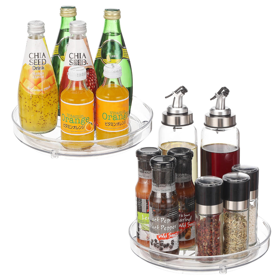 URALFA 9-inch Lazy Susan rotating base ideal for cabinet organization