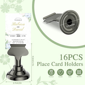 Urban Deco card display at events keeps menus and signs neatly visible