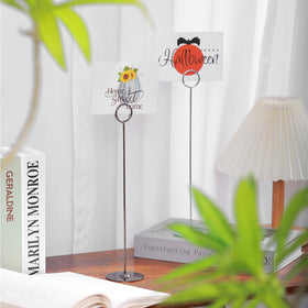 Urban Deco 36PK rose gold table number holder elevates party décor.