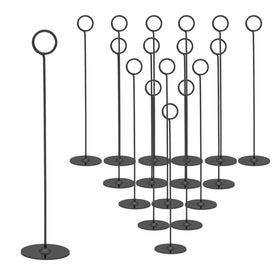 Urban Deco table number holders black base keep cards steady for outdoor events