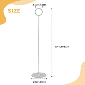 Urban Deco 12-inch table sign holder keeps cards upright.