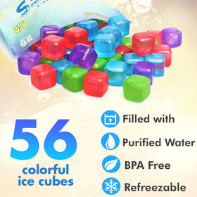 Urban Essentials non-melting ice cubes help maintain flavor as you serve.