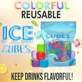 Urban Essentials resealable bag keeps cubes organized and ready for use.
