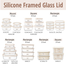 Urban Green 10oz square glass container perfect for snacks on the go