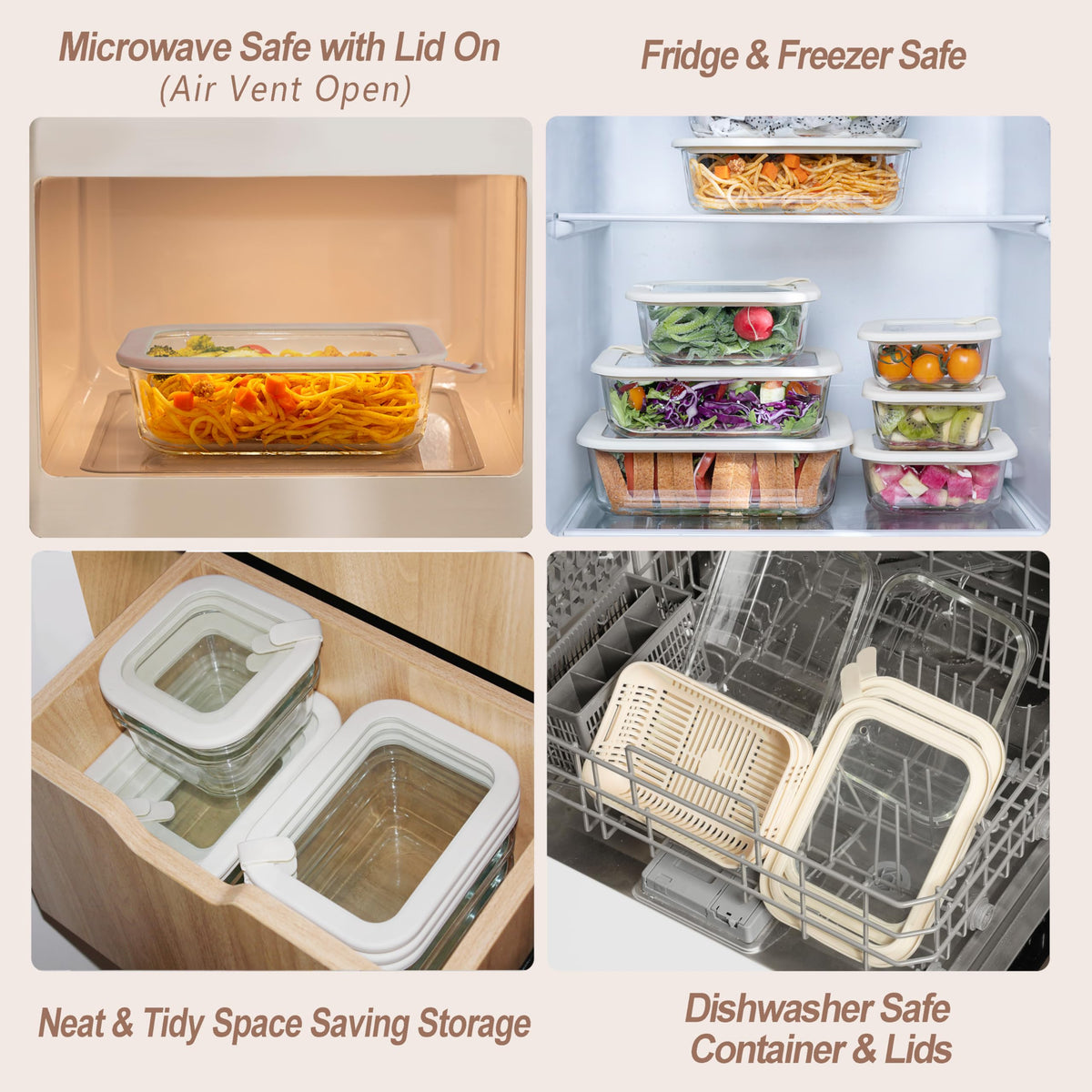 Urban Green air vent lid design for easy sealing and reheating.