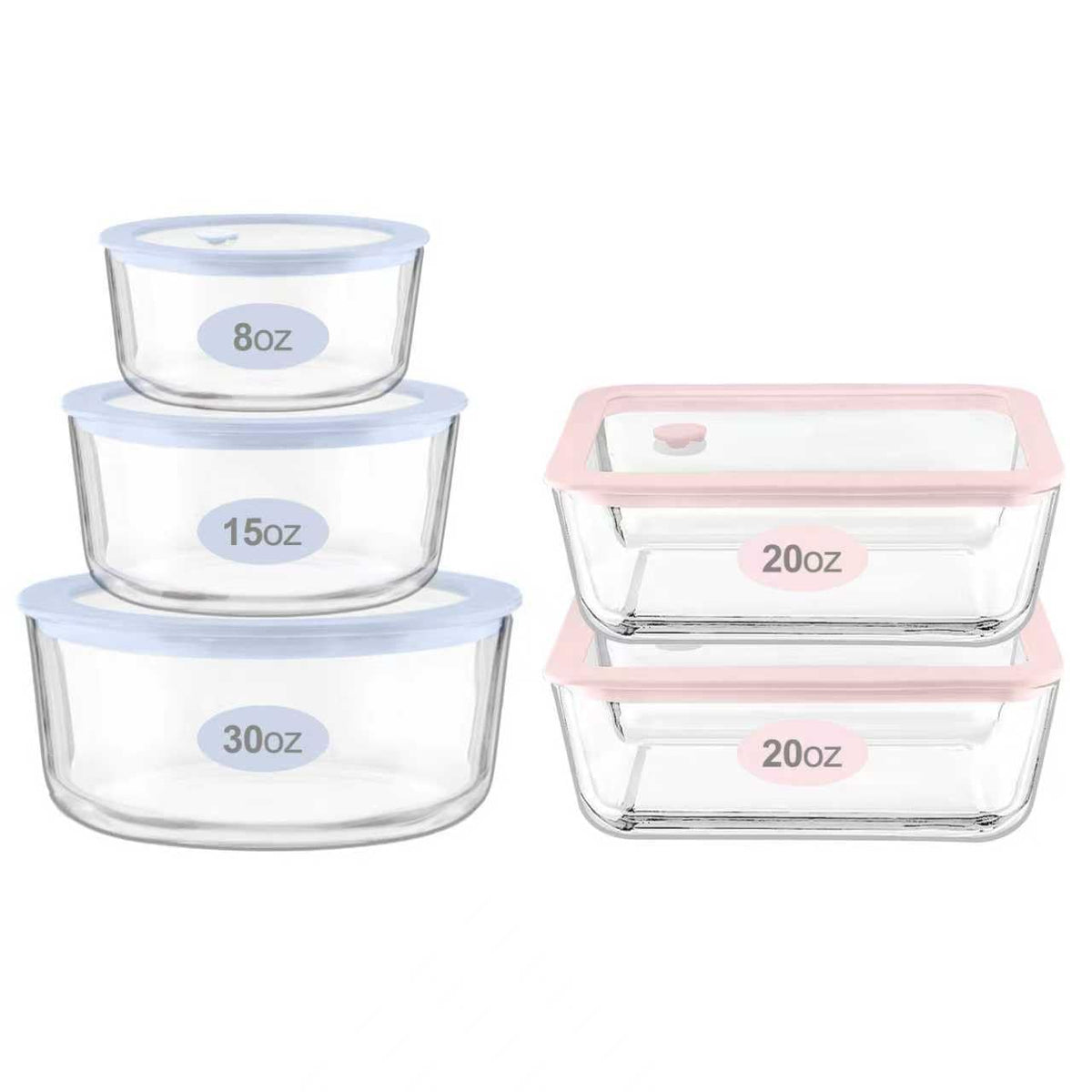 Urban Green glass container with silicone-framed lid shows plastic-free, fresh-food storage benefits.