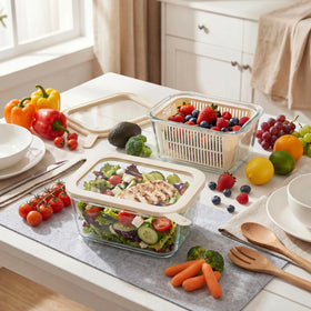 Urban Green packaging and 60oz set highlight practical storage for snacks and sides
