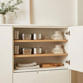 Urban Green plastic-free kitchen; eco-friendly daily storage.
