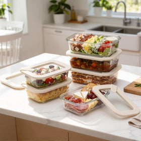 Urban Green plastic-free storage reduces kitchen waste.