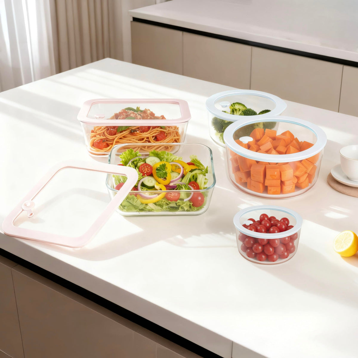 Urban Green round 30oz container ideal for lunches and big portions.
