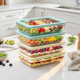 Urban Green round 30oz container, microwave safe with vented lid for reheats