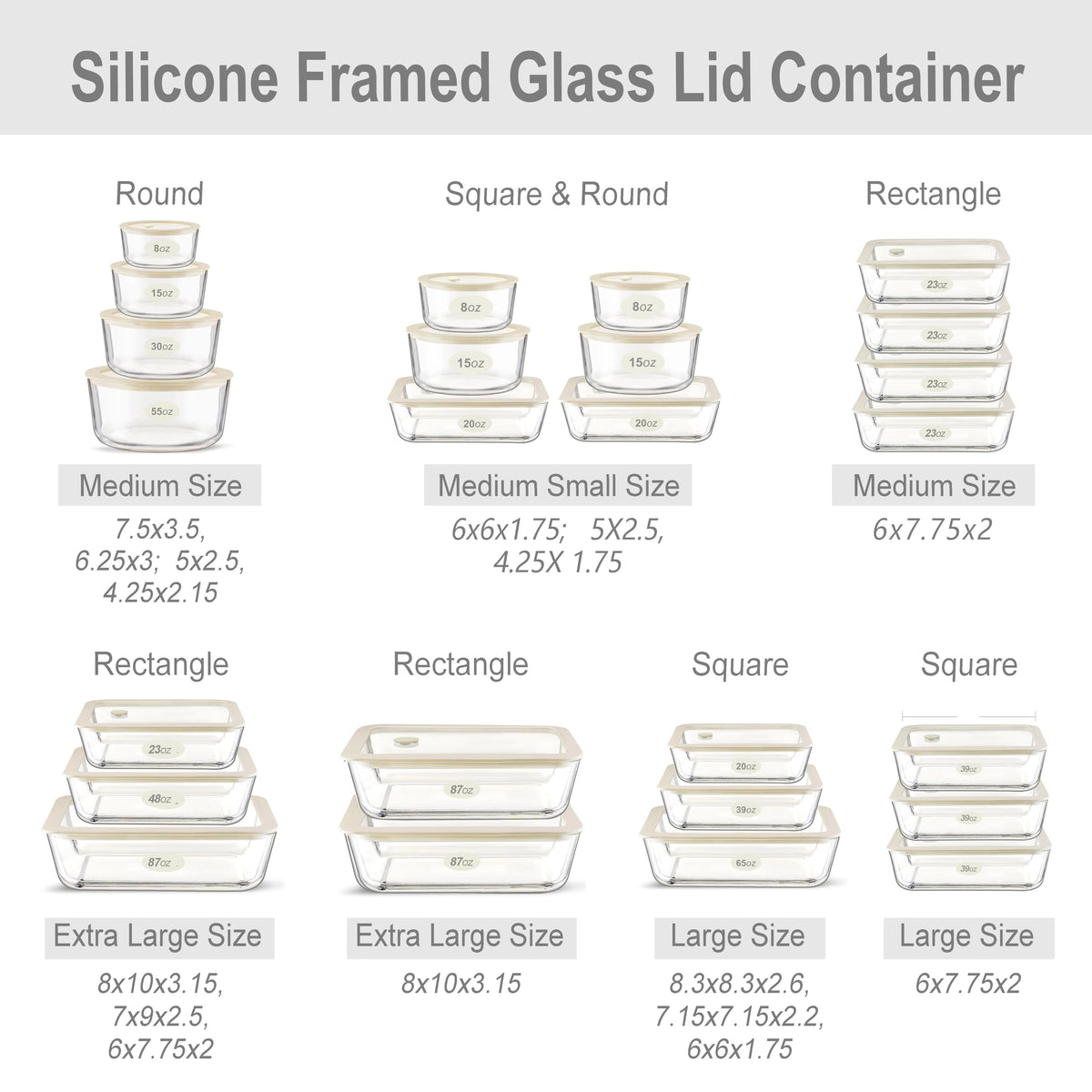 Urban Green round 30oz glass container keeps snacks fresh.