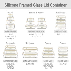 Urban Green round 30oz glass container keeps snacks fresh.